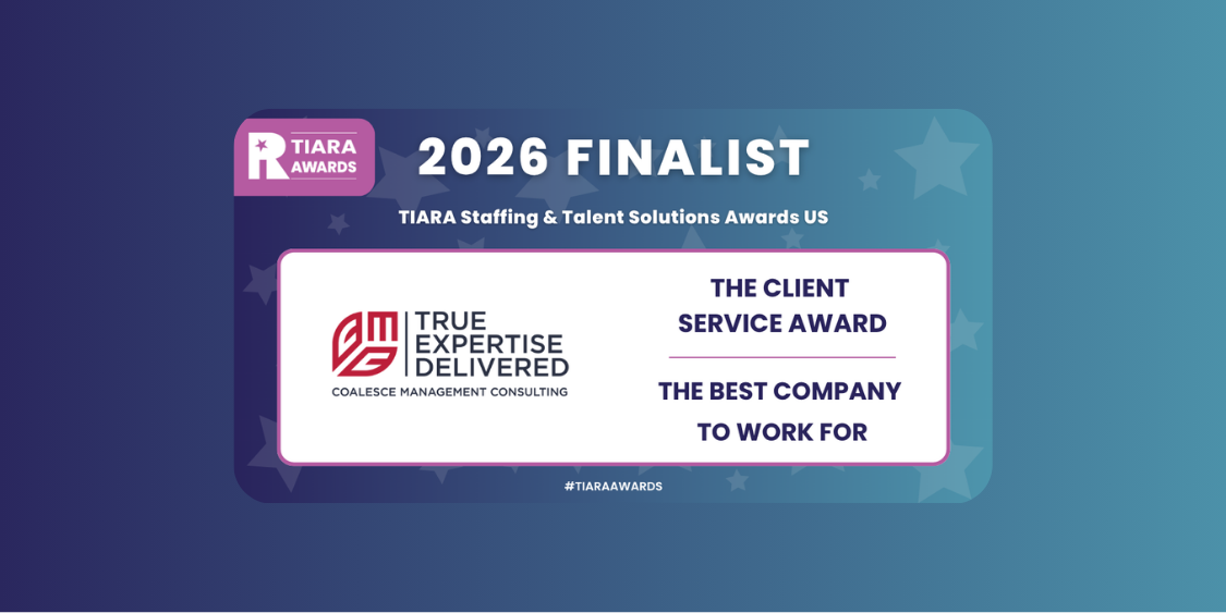 CMC Shortlisted for Two Tiara Staffing Awards