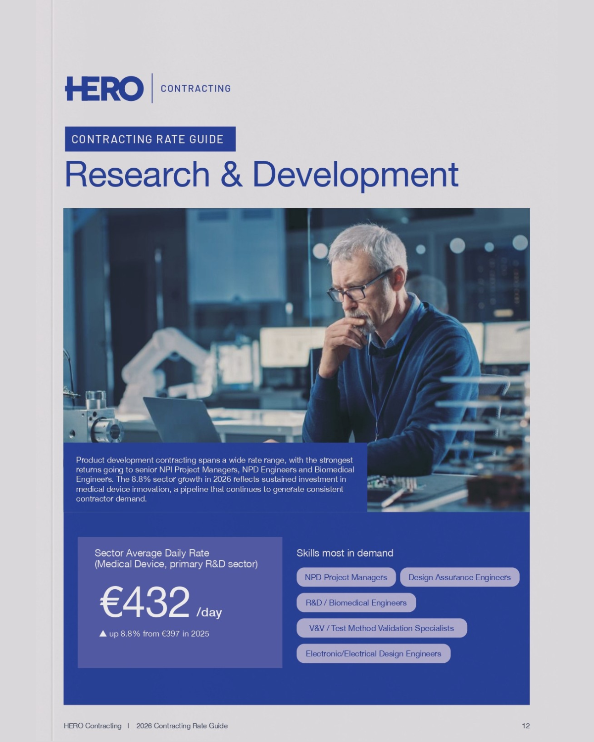 2026 R&D Contracting Rate Guide Ireland | HERO Contracting