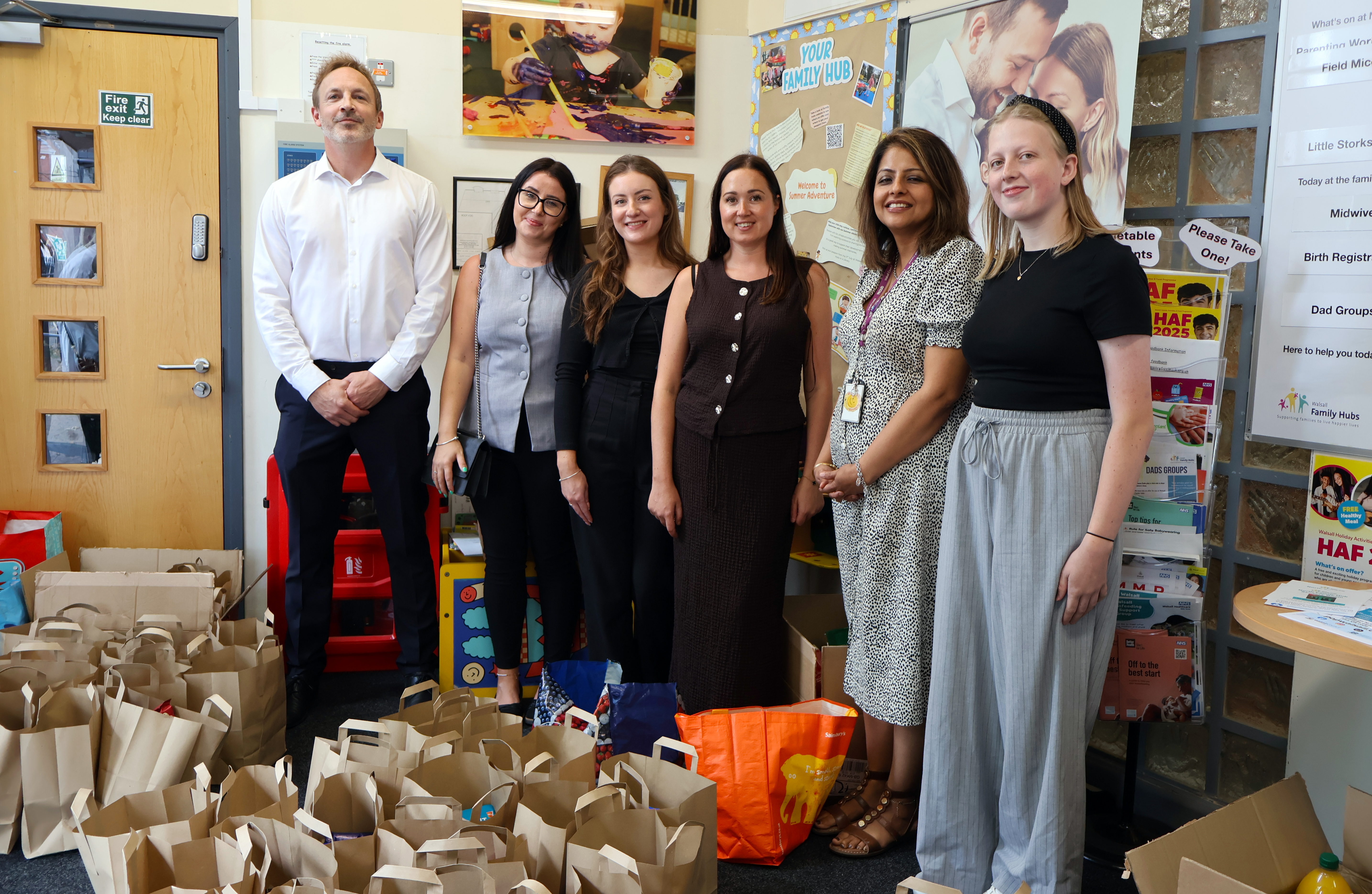 Opus People Solutions Donate Over 100 Food Parcels to Support Walsall Families