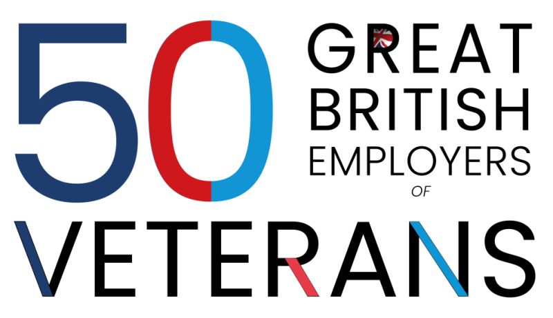 Great British Employers of 50 Veterans logo