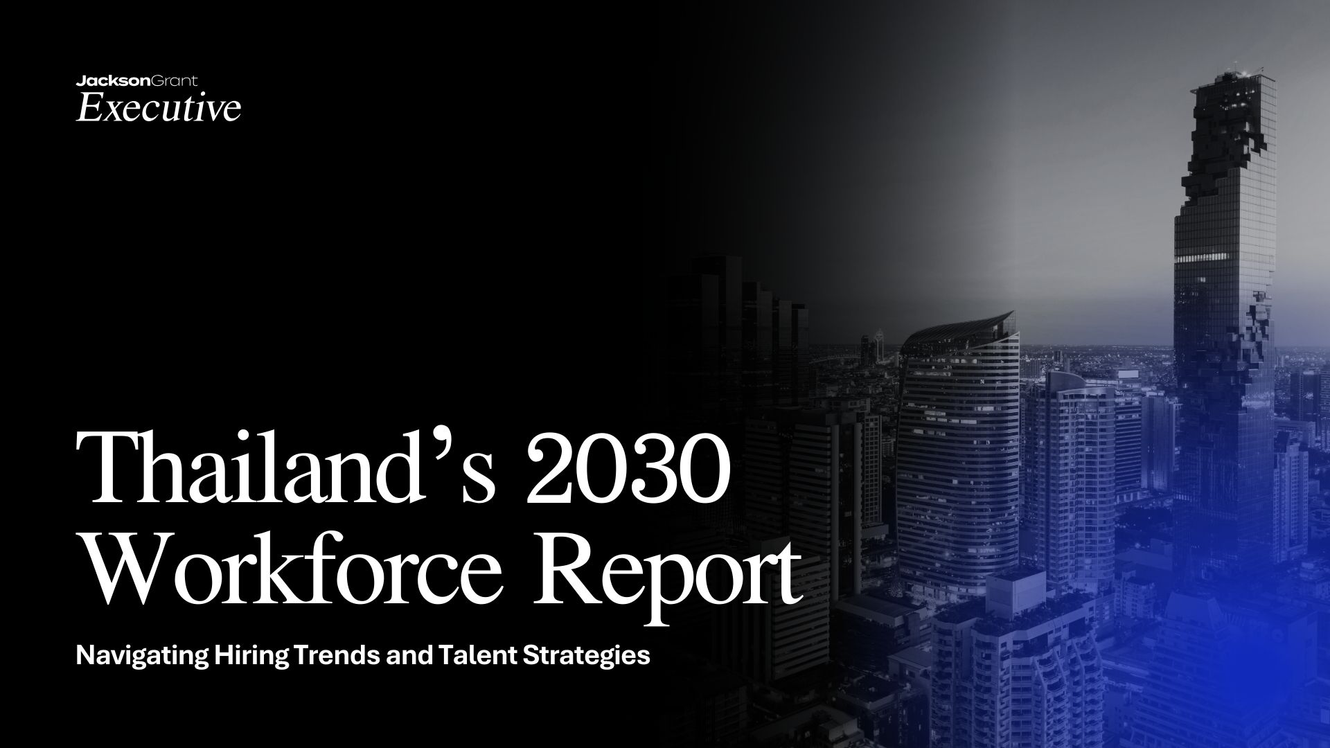 Thailand’s 2030 Workforce Report
