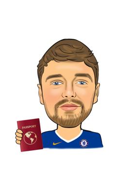 Elliot Peacock caricature