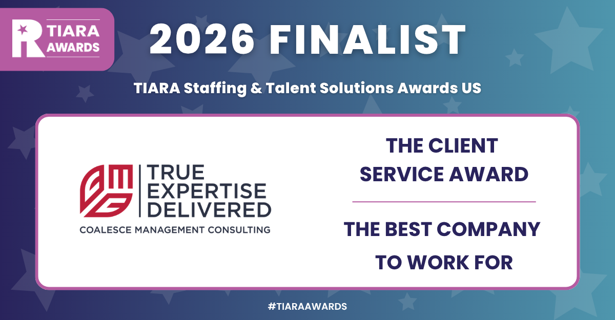 CMC Shortlisted for Two Tiara Staffing Awards