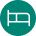 icon of a bed
