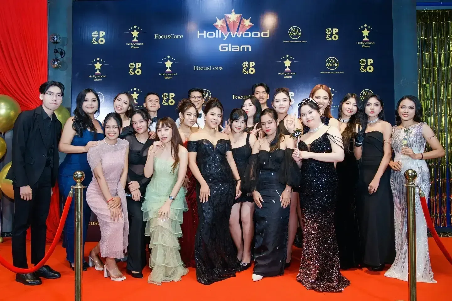Hollywood glam party