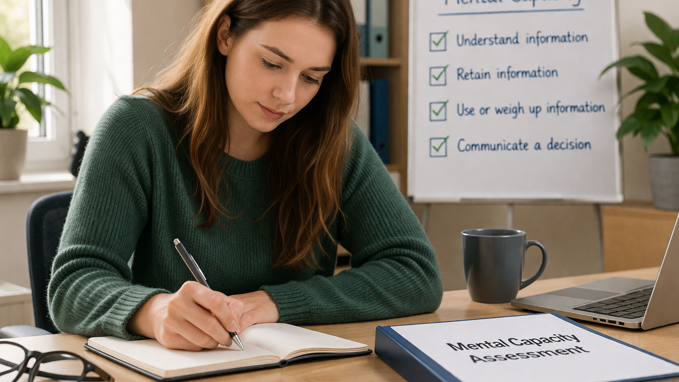 Mental Capacity Act 2005 training illustration