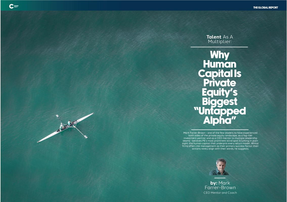 Why Human Capital is PE's Untapped Alpha