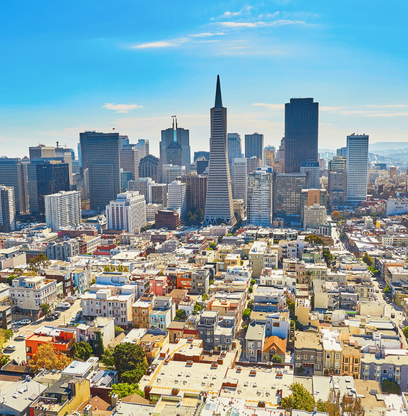 Downtown in San Francisco