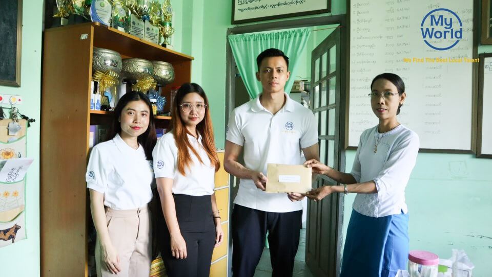 Donation to School for the Blind - MyWorld Careers