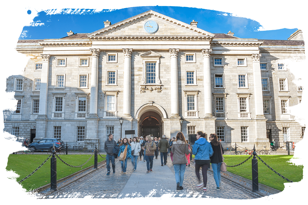 Trinity College is one of the universities you can Visit in Ireland while working at Global Medics