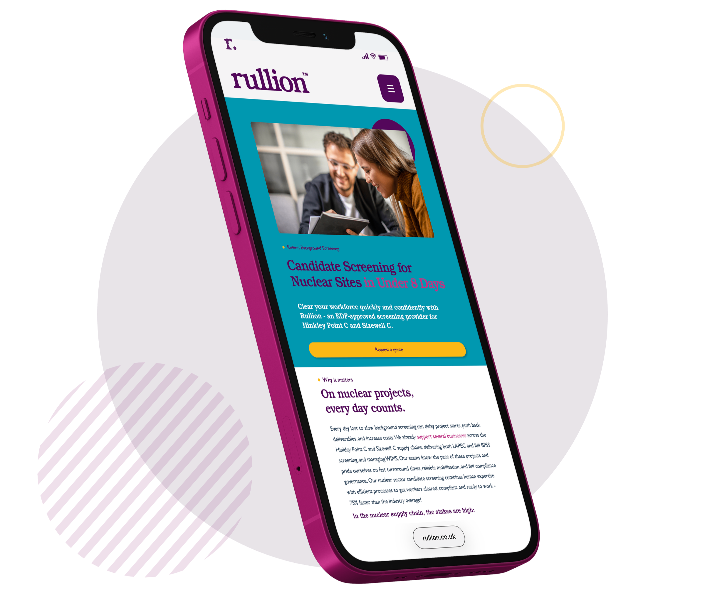 <h3><span style="color: rgb(255, 255, 255);">Nuclear workforce screening</span></h3>