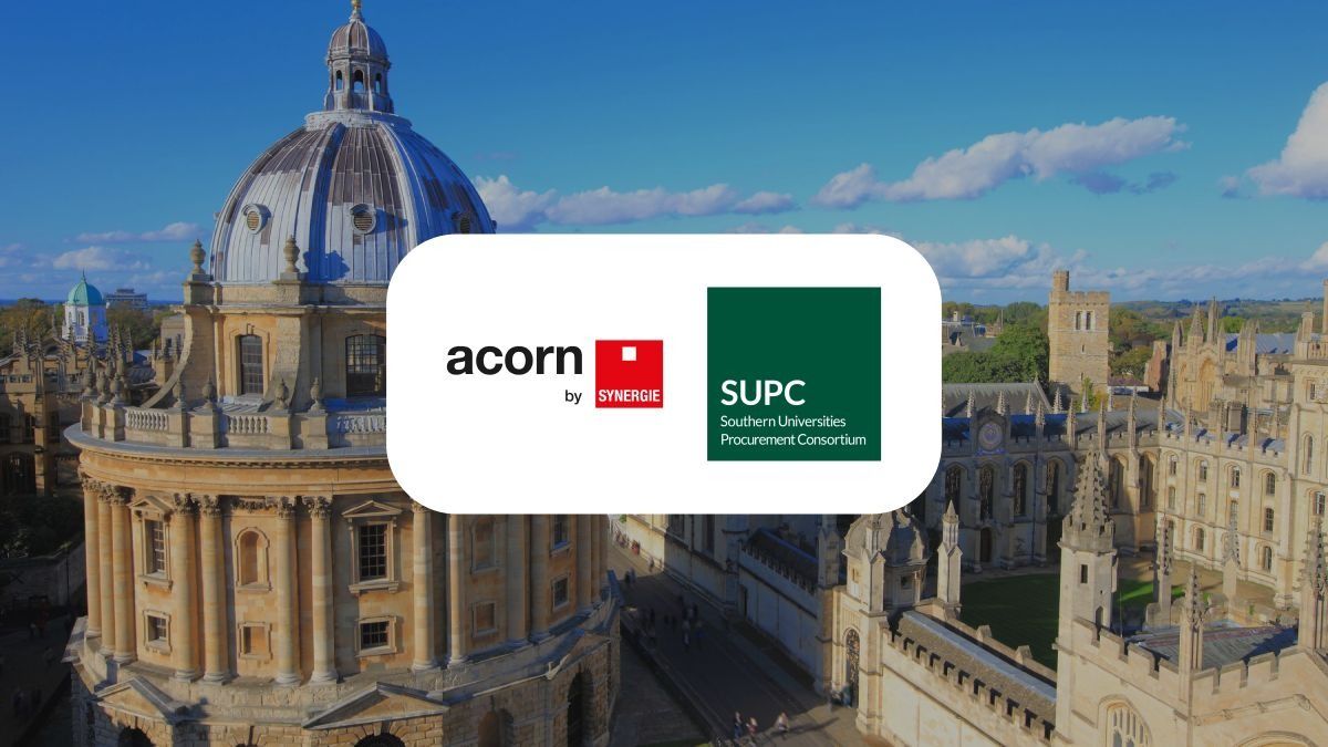 Acorn by Synergie and Southern Universities Purchasing Consortium (SUPC) logos