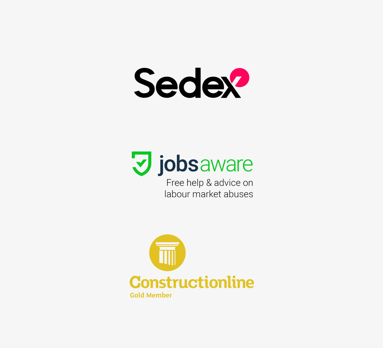 Sedex Jobs Aware Constructionline Gold