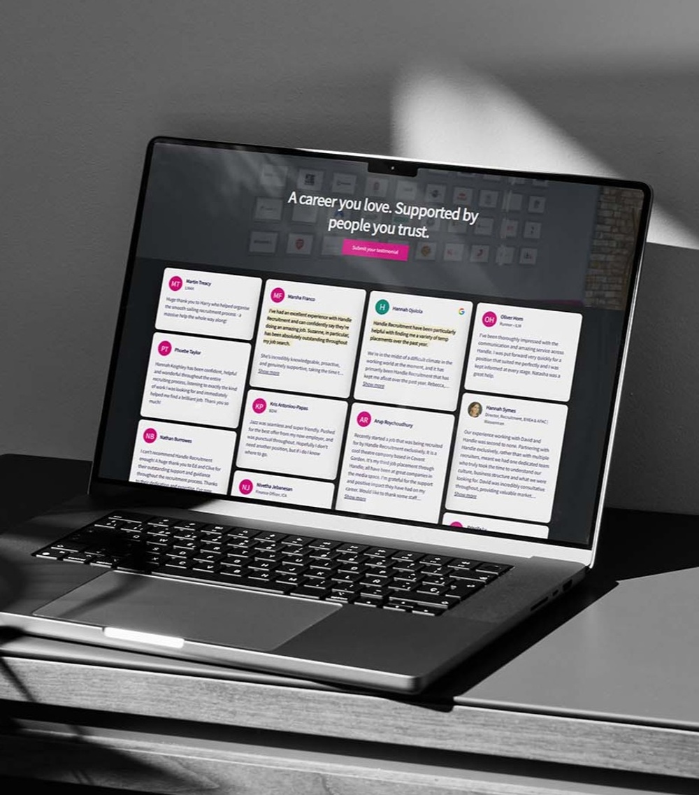 Supporting Great People | Handle Recruitment Testimonials