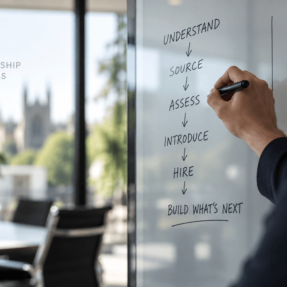 Certus recruitment approach from understanding and sourcing through to assessment and hiring