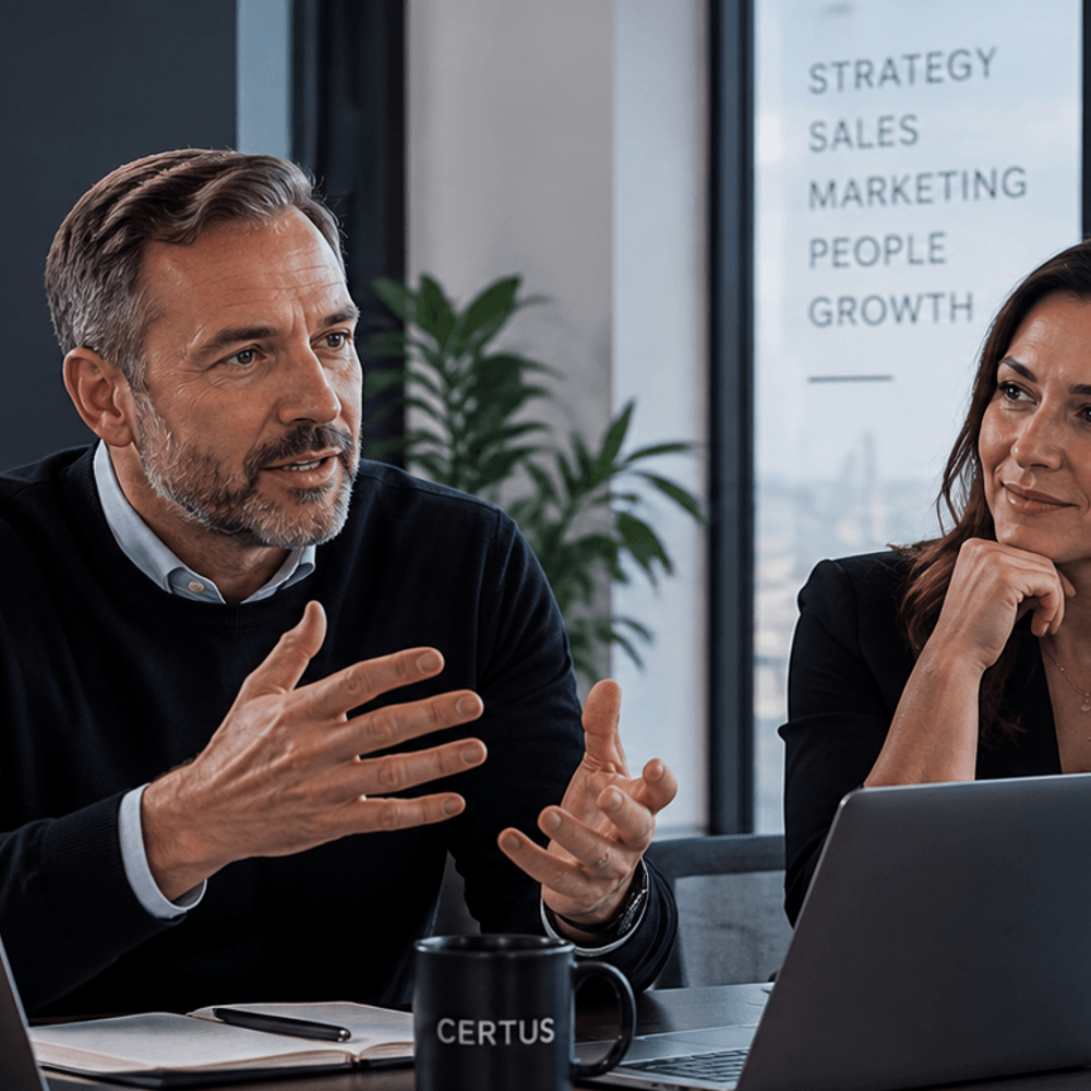 Fractional leadership for growing technology businesses needing experienced leadership without a full-time hire