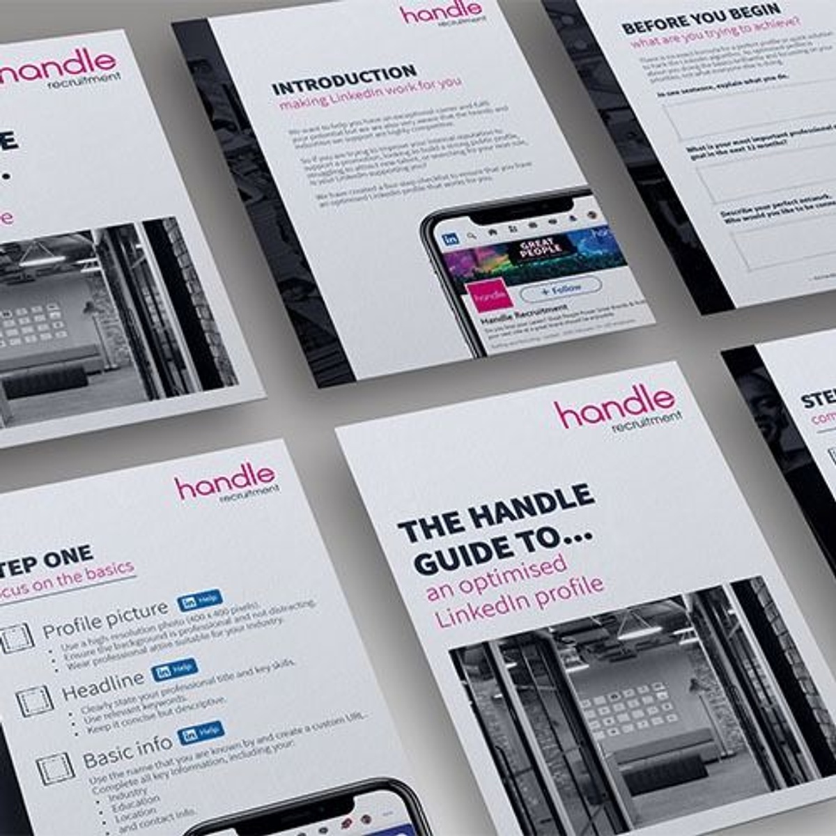 How to optimise your Linkedin Profile - Download free career resource Handle Recruitment