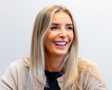 female recruiter at a desk