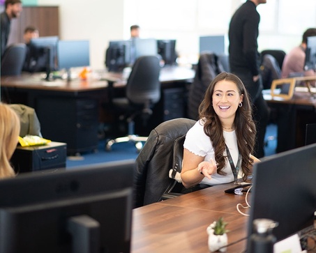smiling male recruiter