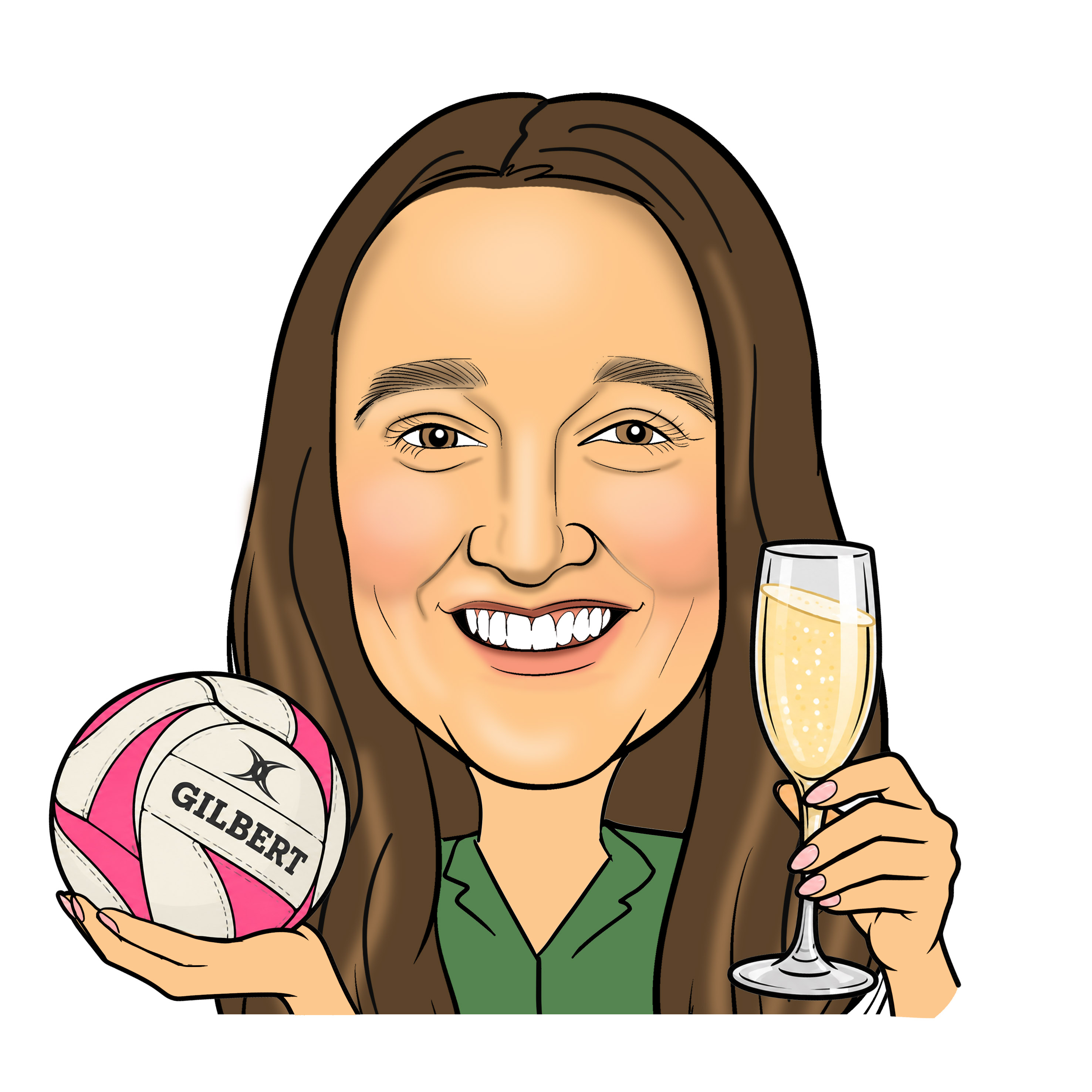 Elisabeth Basnett caricature