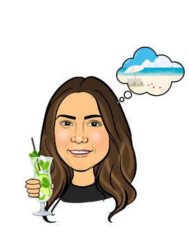 Emily Hayes caricature