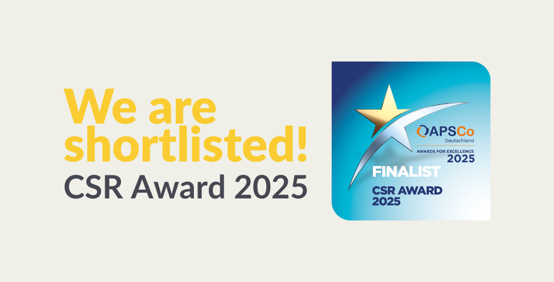 Amoria Bond Are Shortlisted For APSCo DE CSR Award!