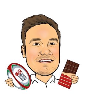 Aaron Higgs caricature