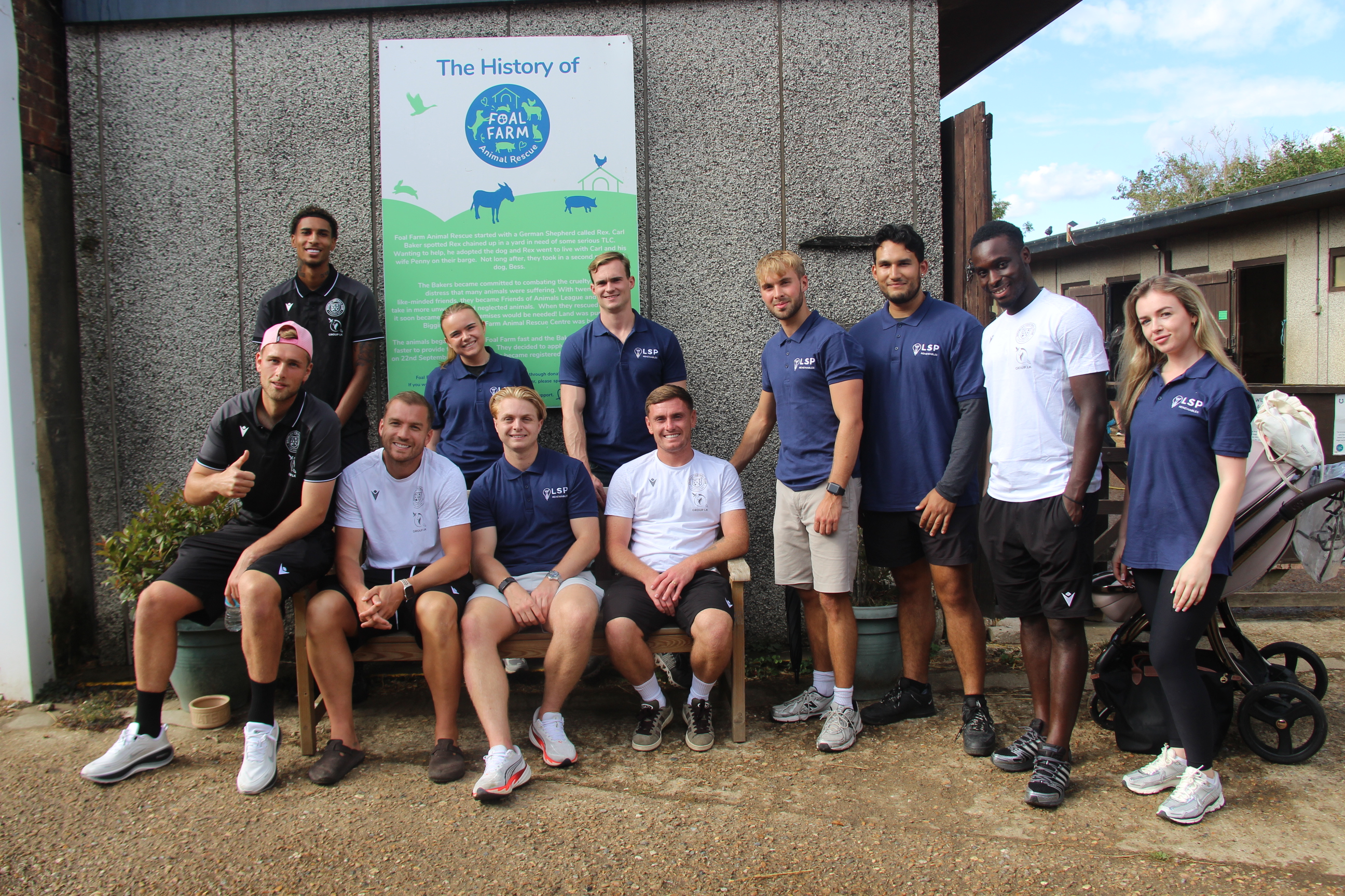 LSP Renewables and Bromley FC Support Foal Farm Animal Rescue Centre