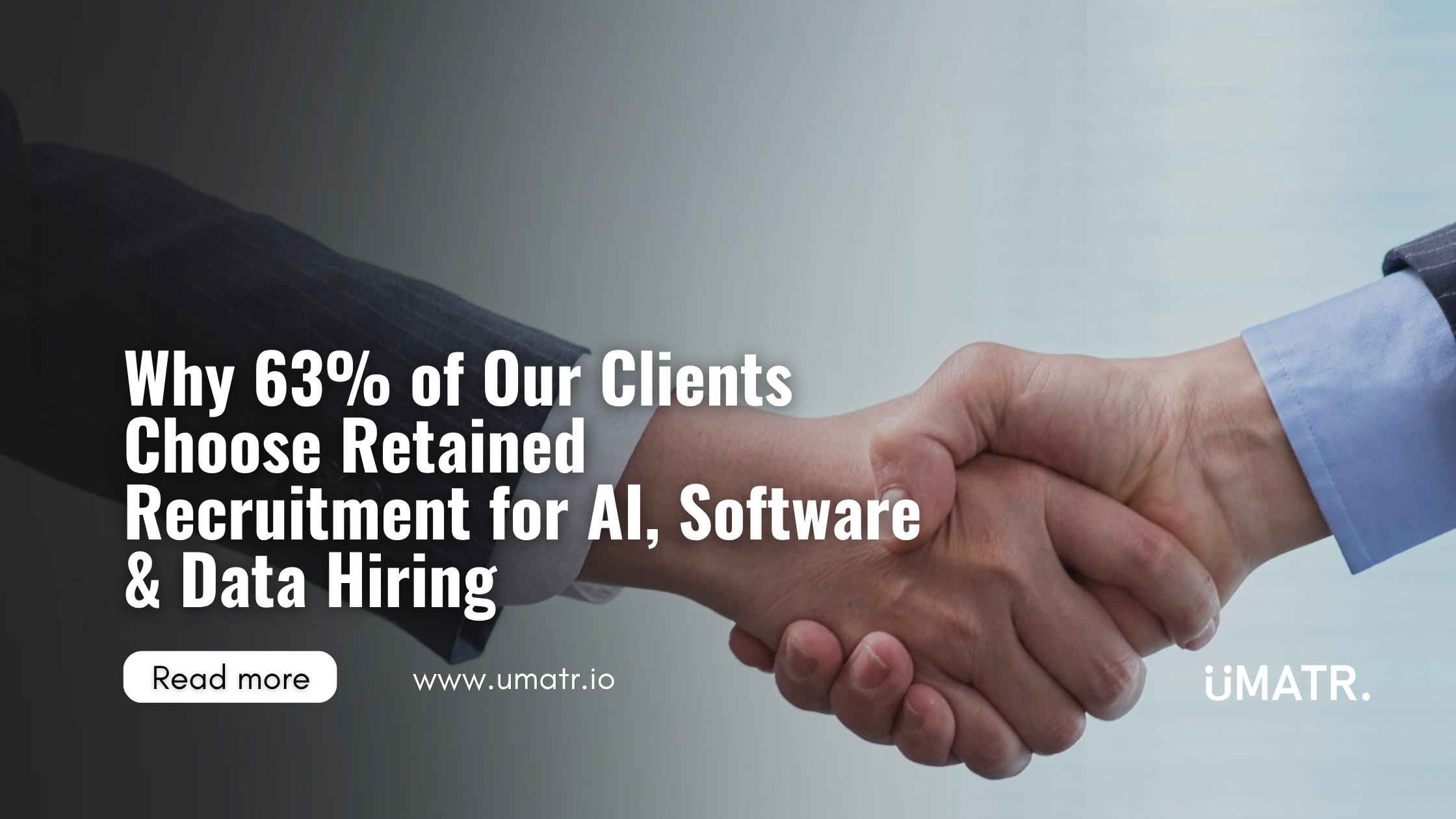 Why 63% of Our Clients Choose Retained Recruitment for AI, Software & Data Hiring