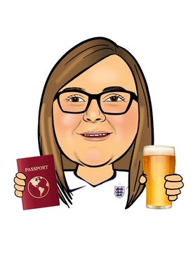 Amy Waite caricature