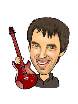 Andrew Hale caricature