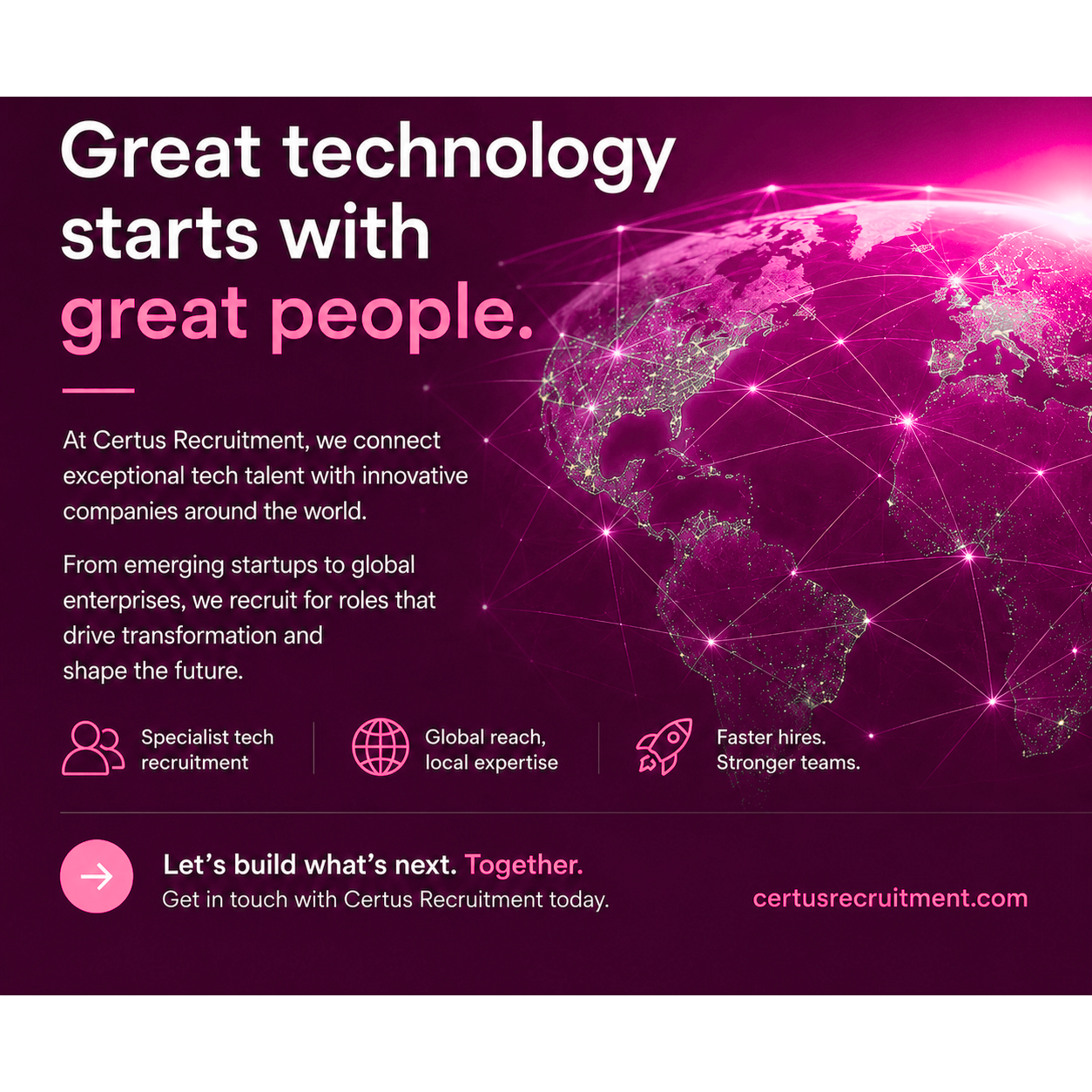 Great Technology Starts With Great People