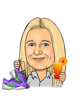 Joanna Belmar caricature