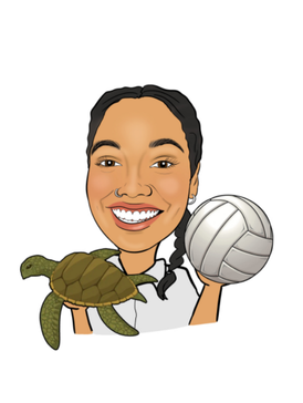 Eve Bourne caricature