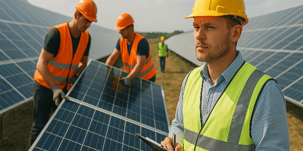 Hire a Solar Site Supervisor for Solar Farm Installation