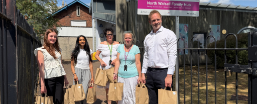 Opus People Solutions Supports Walsall Families with Summer Food Parcel Donation