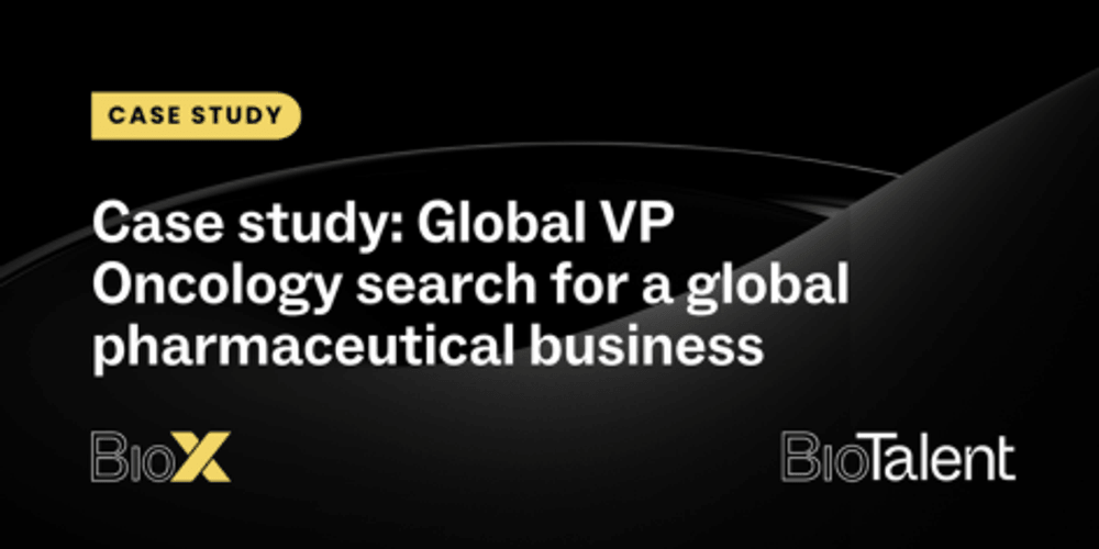 Case study: Global VP Oncology search for a leading pharmaceutical business