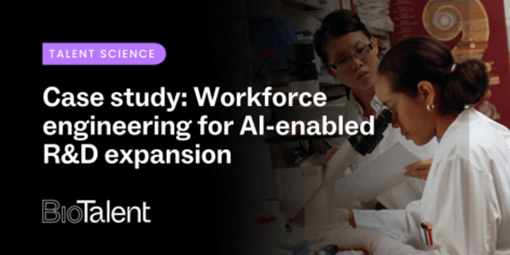 Case study: Workforce engineering for AI-enabled R&D expansion