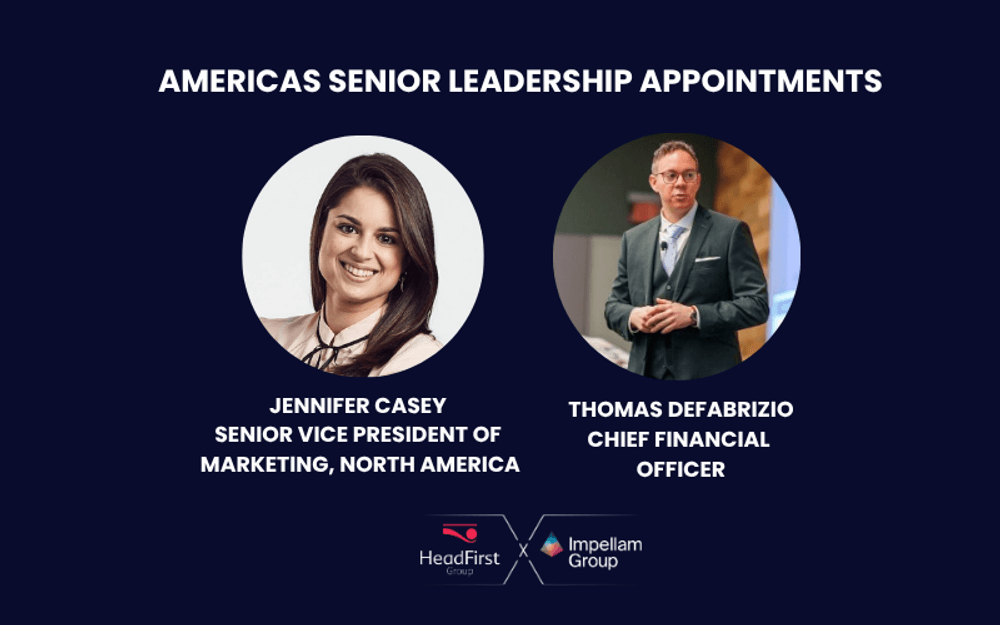 Impellam Group Bolsters Americas Senior Leadership Firepower with the Appointment of Jennifer Casey as Senior Vice President of Marketing and Thomas DeFabrizio as Chief Financial Officer  