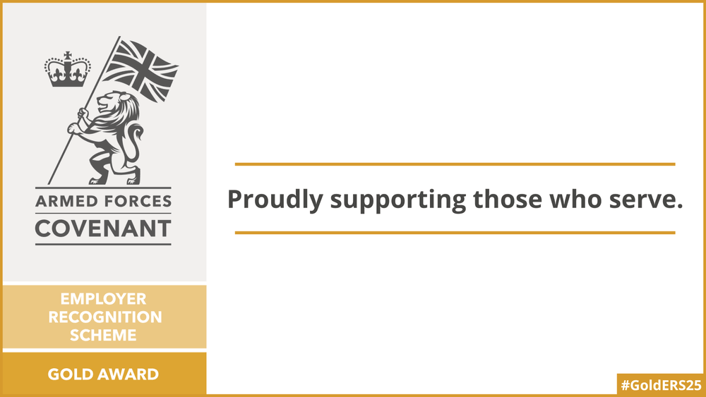 Impellam UK Awarded Gold in the Defence Employer Recognition Scheme