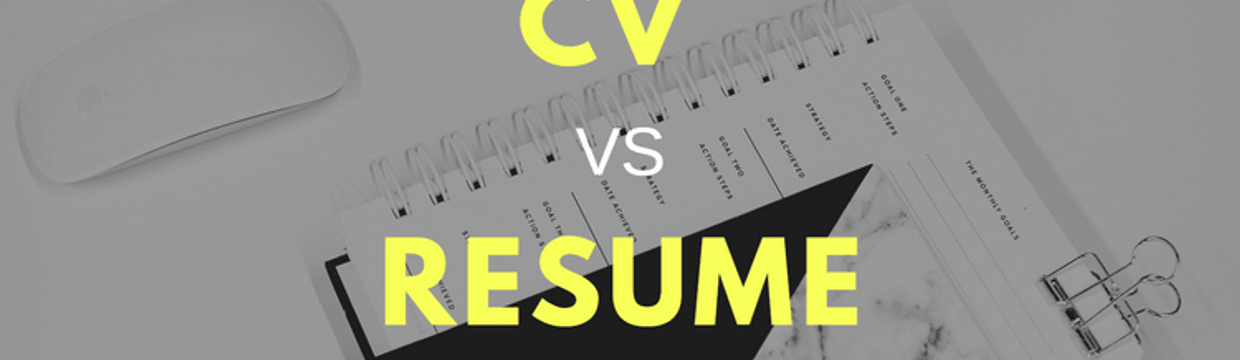 CV vs Resume