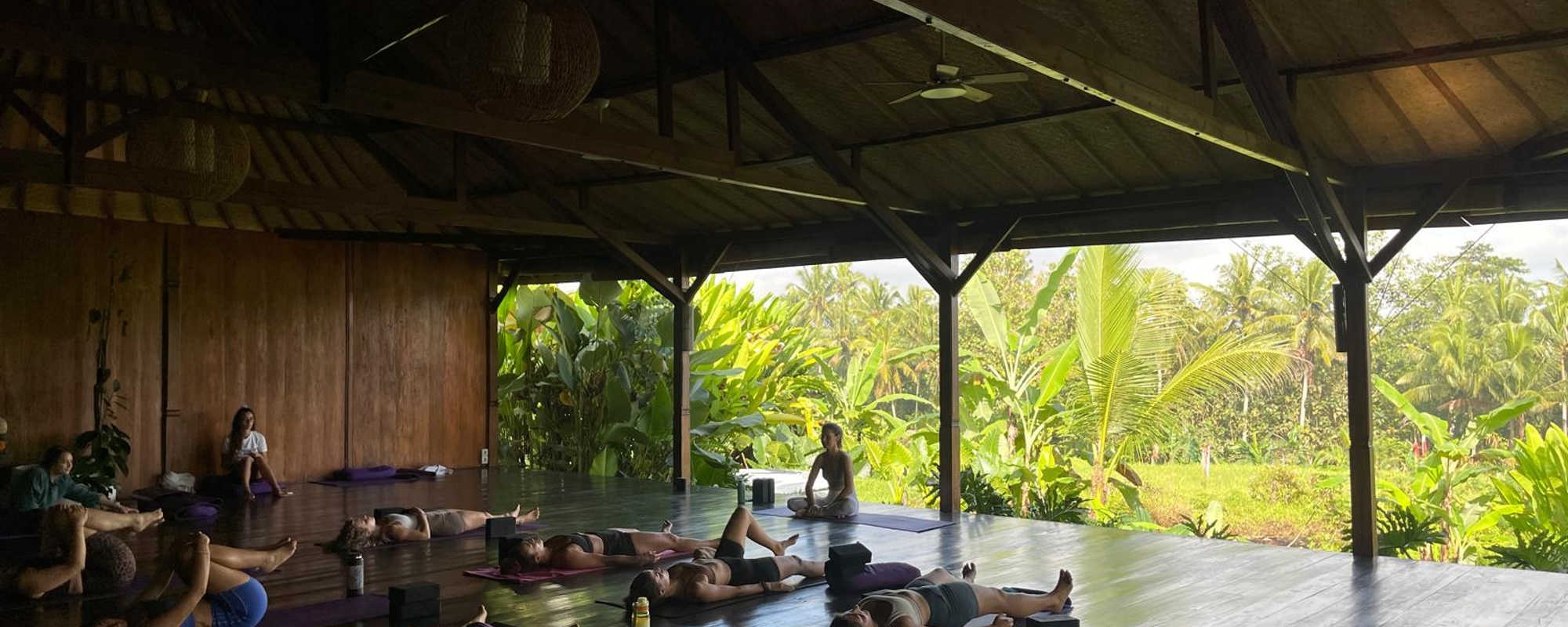 people doing yoga 