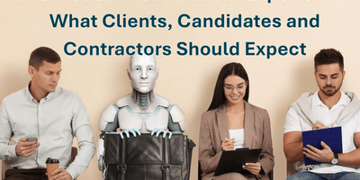 The Modern Recruitment Experience: What Clients, Candidates and Contractors Should Expect