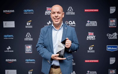 Chris Blackburn of Impellam Group is named Skills Champion of the Year 2025 – Yorkshire & Humber region!  