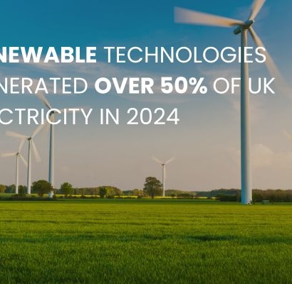 UK hits new renewable record — over 50% of electricity from clean sources in 2024