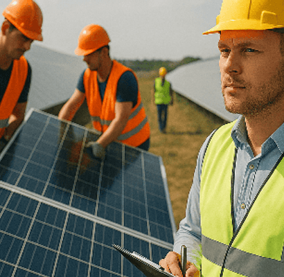 Hire a Solar Site Supervisor for Solar Farm Installation