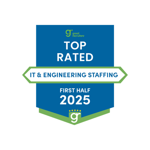  Top Rated IT & Engineering Staffing Firm awards for the first half of 2025