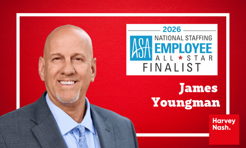 HARVEY NASH’s James Youngman Named a Finalist for  The 2026 National Staffing Employee of the Year Awards