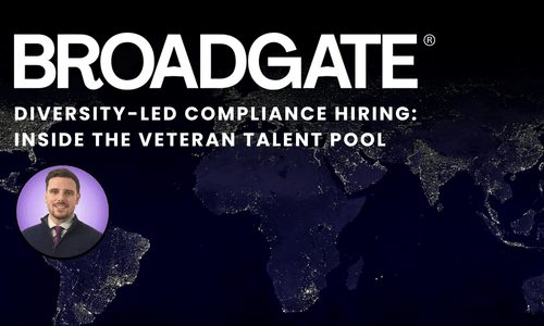 Diversity-Led Compliance Hiring: Inside the Veteran Talent Pool