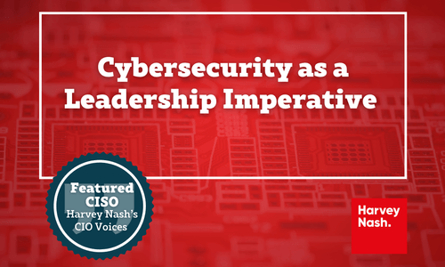 Cybersecurity as a Leadership Imperative